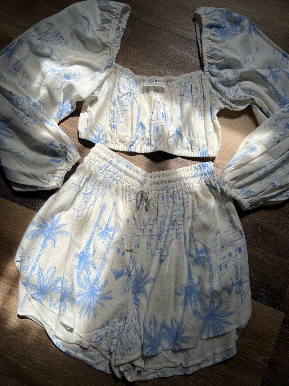 SABO Santorini Top and Shorts Set